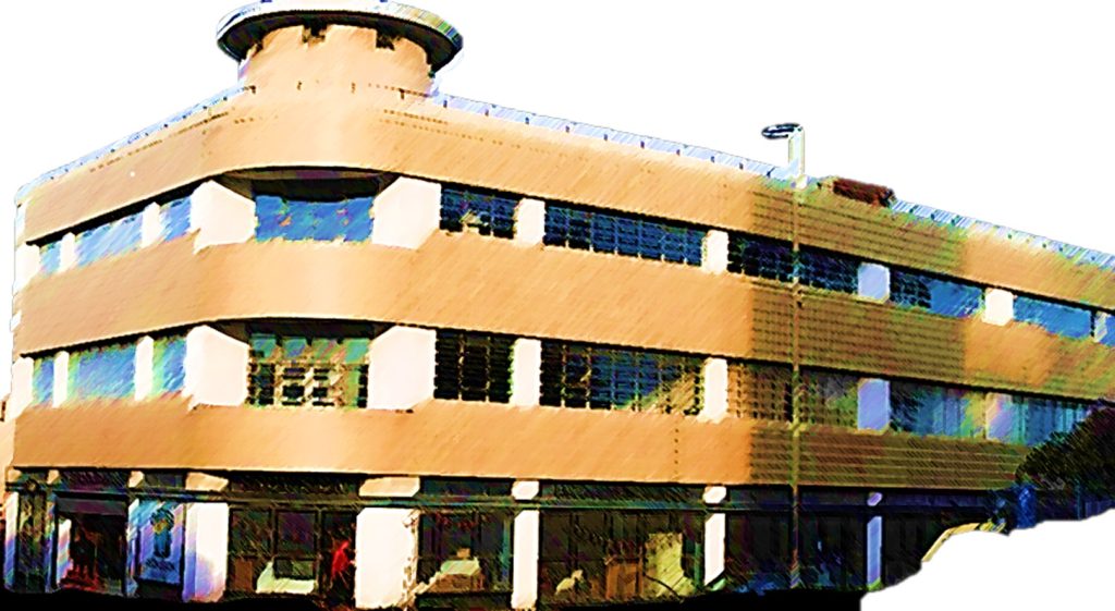 Picture by & © Andy Mabbett, CC by-sa 4.0 https://commons.wikimedia.org/wiki/File:Provision_House,_Dudley_-_2023-05-03_-_Andy_Mabbett_-_03.jpg. Images has been changed to reflect a sketch type of look. Licensor has not endorses this. Image can be distributed under same creative commons license.