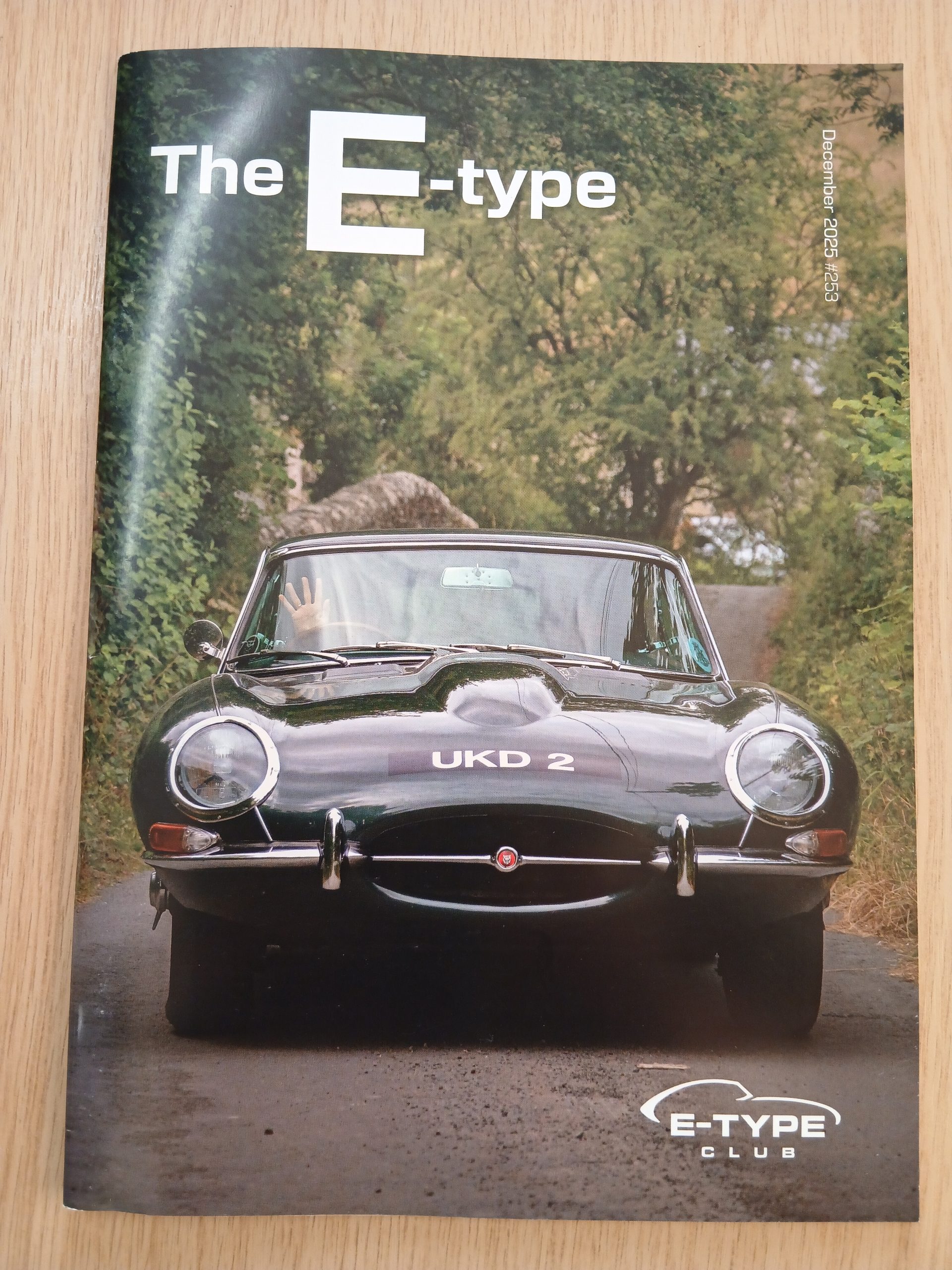 3rd Article printed in 'The E-type' club magazine